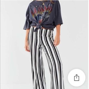 Silence + Noise UO Striped Knit Cropped Pant